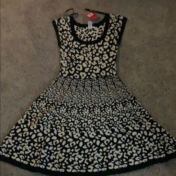 Candies Leopard Print Dress - Picture 1 of 3
